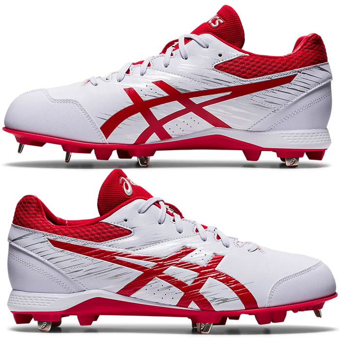 asics NEOREVIVE 4 野球用スパイク ホワイト NEOREVIVE 4 ネオリバイブ 4 | ホワイト×ネイビー | メンズ