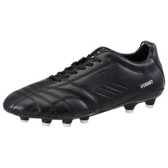 ヒュンメル ヴォラート3 ACADEMY SUPERWIDE hummel サッカースパイク 土 人工芝  (9095) ブラック×シルバー (HAS1246SW-9095)