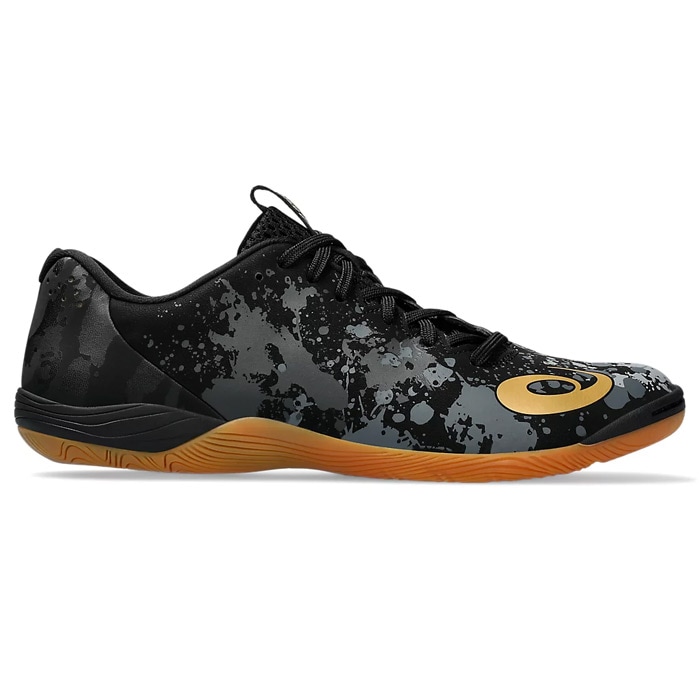 アシックス TOQUE 8 BLACK/PURE asics フットサル インドアシューズ 屋内 (1113A044-001)