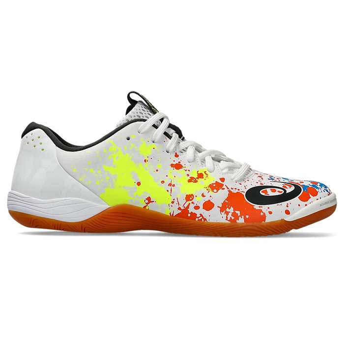 アシックス TOQUE 8 WHITE/Graphite Grey asics フットサル インドア