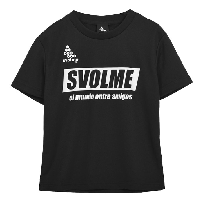スボルメ U8 シンプル ロゴプラT (120/130) svolme Tシャツ 半袖 吸汗