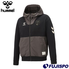 ヒュンメル ガンバ大阪 スウェットフルジップフーディー hummel 【サッカー・フットサル】 ウェア スウェット パーカー フード 長袖 吸汗速乾 ストレッチ UVカット トレーニング 練習 大人 メンズ (HAP8278GO)