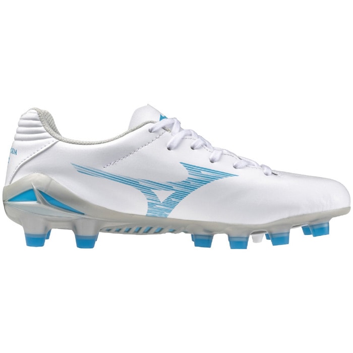 モレリア&モナルシーダ【22㌢】Mizuno サッカースパイク ホワイト/ブルー モレリア&モナルシーダ【22㌢】Mizuno サッカースパイク
