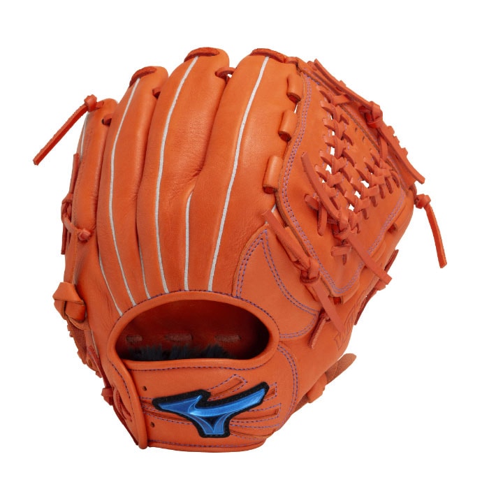 【新品同様】ミズノ グローブ　オールラウンド　ロードオブライズ　オレンジ　左投げ 新品同様】ミズノ グローブ オールラウンド ロードオブライズ