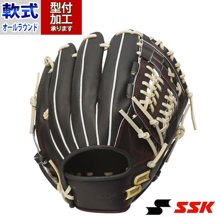 美品】軟式野球グローブ SSK オールラウンド ぴーまん】SSK プロエッジ