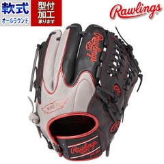 野球 ローリングス Rawlings 軟式グローブ 軟式 グローブ カラーグラブ オールフィルダー 右投げ (GR4HTCN55W-B-GRY)