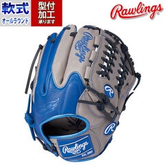 野球 ローリングス Rawlings 軟式グローブ 軟式 グローブ カラーグラブ オールフィルダー 右投げ (GR4HTCN55W-GRY-RY)