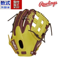 野球 ローリングス Rawlings 軟式グローブ 軟式 グローブ 外野手 右投げ (GR4HMY795FW-CHO-Y)