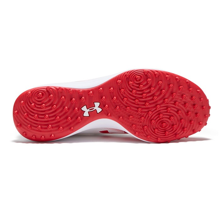 イ*輩様 Under Armour トレーニングシューズ レッド/ホワイト 野球,野球スパイク,トレーニングシューズの野球 トレーニング