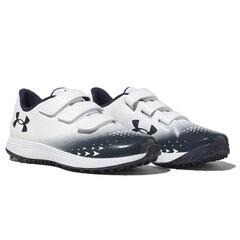 野球 アンダーアーマー UNDER ARMOUR トレーニングシューズ ターフシューズ ベースボール White/Midnight Navy (3027113-WHT-MDN)