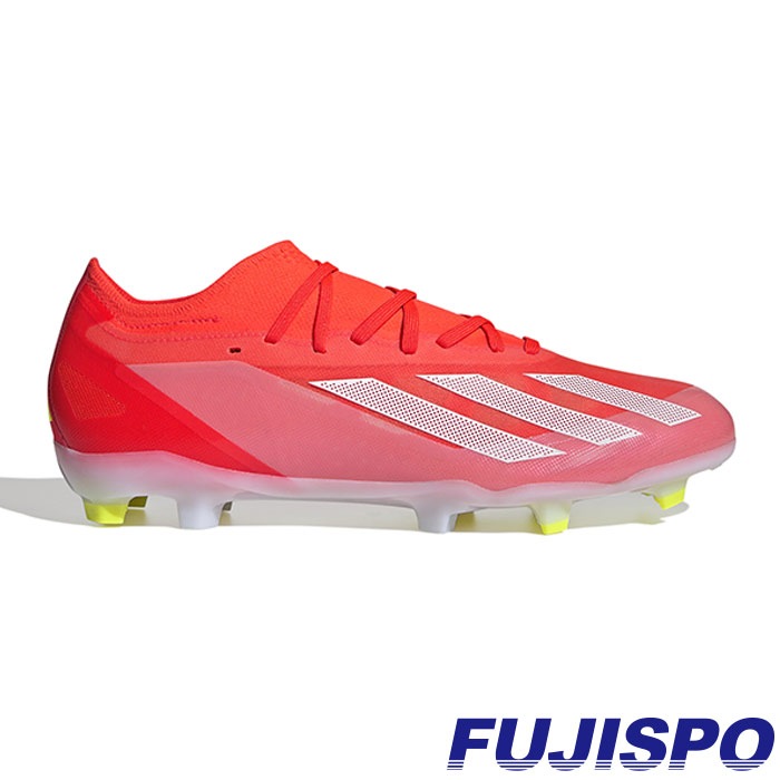 【特価】アディダス エックス クレイジーファスト PRO HG/AG adidas サッカースパイク 大人 人工芝 土 ソーラーレッド×フットウェアホワイト×チームソーラーイエロー (IF0676)