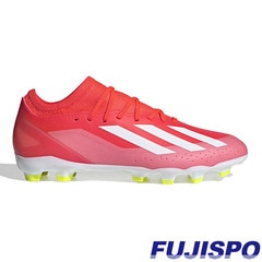 【特価】アディダス エックス クレイジーファスト LEAGUE HG/AG adidas サッカースパイク 大人 人工芝 土 ソーラーレッド×フットウェアホワイト×チームソーラーイエロー (IF0697)