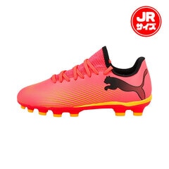 【特価】プーマ キッズ フューチャー 7 プレイ HG + MID PUMA 【サッカー・フットサル】 シューズ サッカースパイク ジュニア Jr 子供 土 人工芝 SUNSET GLOW (107735-03)