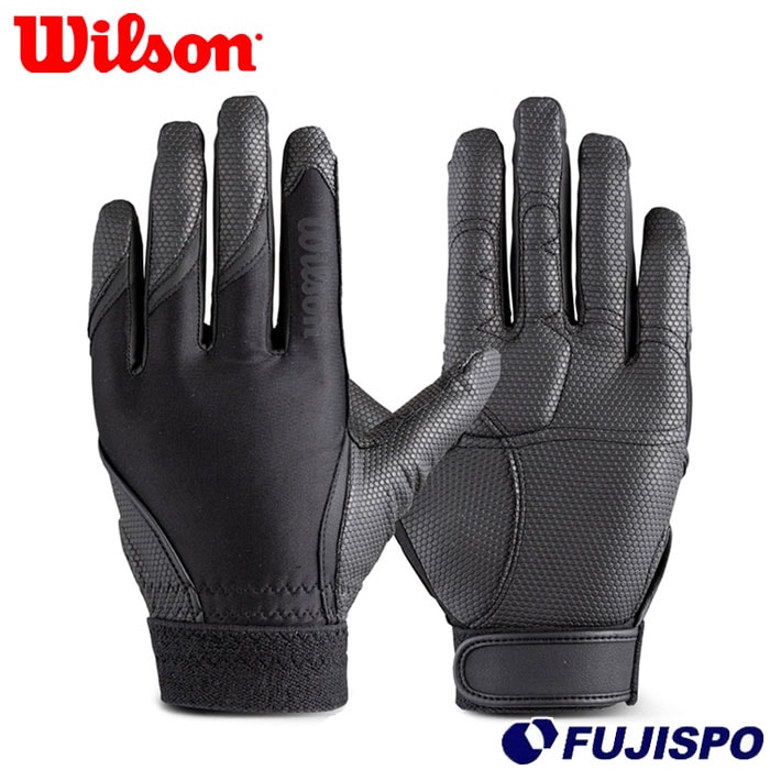 Wilson 野球グローブ 黒・ピンク&守備用手袋 Wilson 野球グローブ 黒・ピンク&守備用手袋