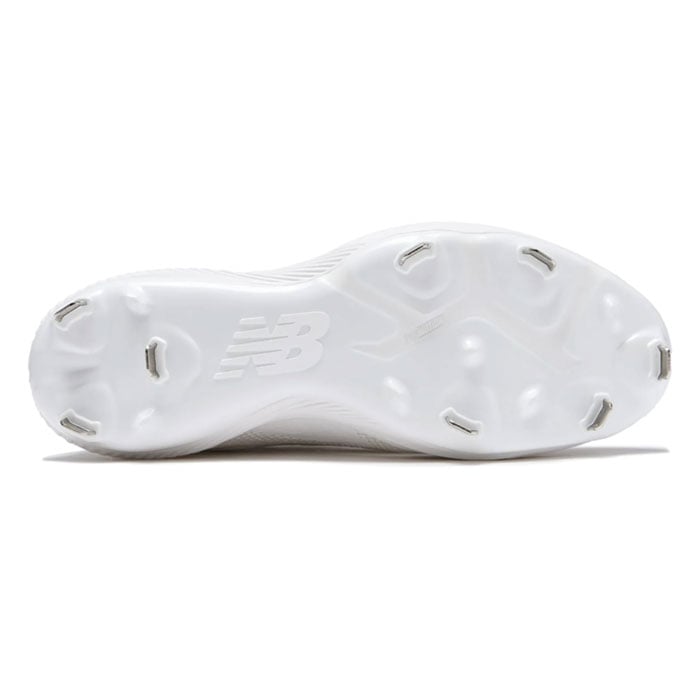 野球 NEWBALANCE ニューバランス 白スパイク 金具スパイク WHITE