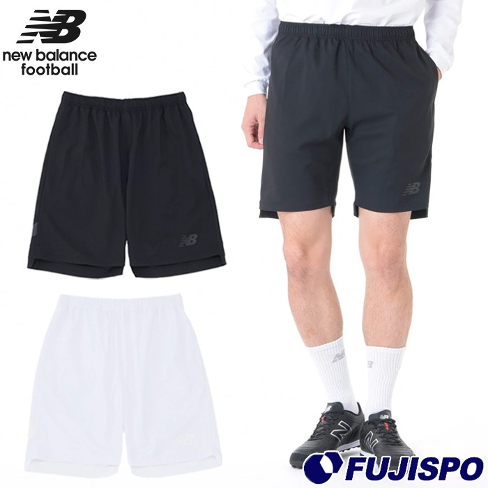 ニューバランス プラクティスストレッチウーブンショーツ ポケット付き