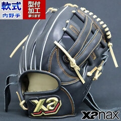 野球 ザナックス 軟式 トラストシリーズ xanax 軟式グローブ 軟式 グローブ 内野手(BRG24NH1T-90C94)