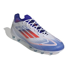 アディダス F50 ELITE AG adidas サッカースパイク シューズ 超軽量 人工芝 フットウェアホワイト×ソーラーレッド×ルシッドブルー (IF1309)