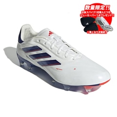 アディダス コパ ピュア 2 ELITE FG adidas サッカースパイク シューズ 天然芝 フットウェアホワイト×ルシッドブルー×ソーラーレッド (IG6402)