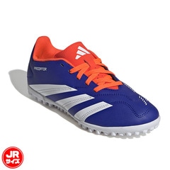 アディダス キッズ プレデター CLUB TF adidas サッカー フットサル トレーニングシューズ トレシュー ジュニア Jr 子供 人工芝 ターフ ルシッドブルー×フットウェアホワイト×ソーラーレッド (ID3428)