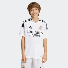 アディダス キッズ レアル・マドリード 24/25 ホームユニフォーム adidas サッカー レプリカ ユニフォーム 半袖 シャツ クラブチーム ジュニア Jr 子供 (JNO01)