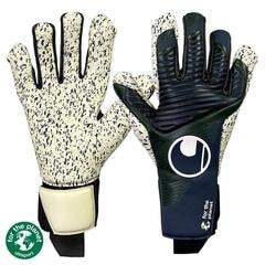 ウールシュポルト パワーライン スーパーグリップ+ ハーフネガティブ アース 限定モデル uhlsport サッカー キーパーグローブ キーパー手袋 ゴールキーパー GK ネイビー×グリーン×ホワイト (1011304-24)