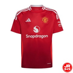 アディダス キッズ マンチェスター・ユナイテッド 24/25 ホームユニフォーム adidas サッカー レプリカ ユニフォーム 半袖 シャツ クラブチーム ジュニア Jr 子供 (JTU96)