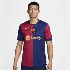 ナイキ FC バルセロナ 2024/25 スタジアム ホーム Dri-FIT サッカー レプリカ ユニフォーム NIKE 半袖 シャツ クラブチーム メンズ 大人 (FN8797-456)