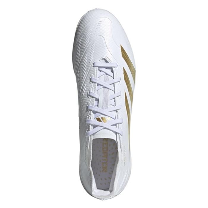 adidas Predator サッカーシューズ ホワイト/ゴールド Adidas Predator X White Yellow Leather Football Shoes Cleats