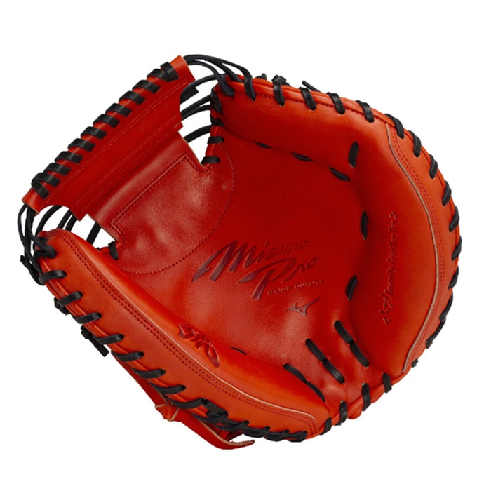 ミズノプロ 硬式グローブ 捕手用 黒 ミズノ MIZUNO 硬式用 ミズノプロ 號 新形状ミット 捕手用AXI型