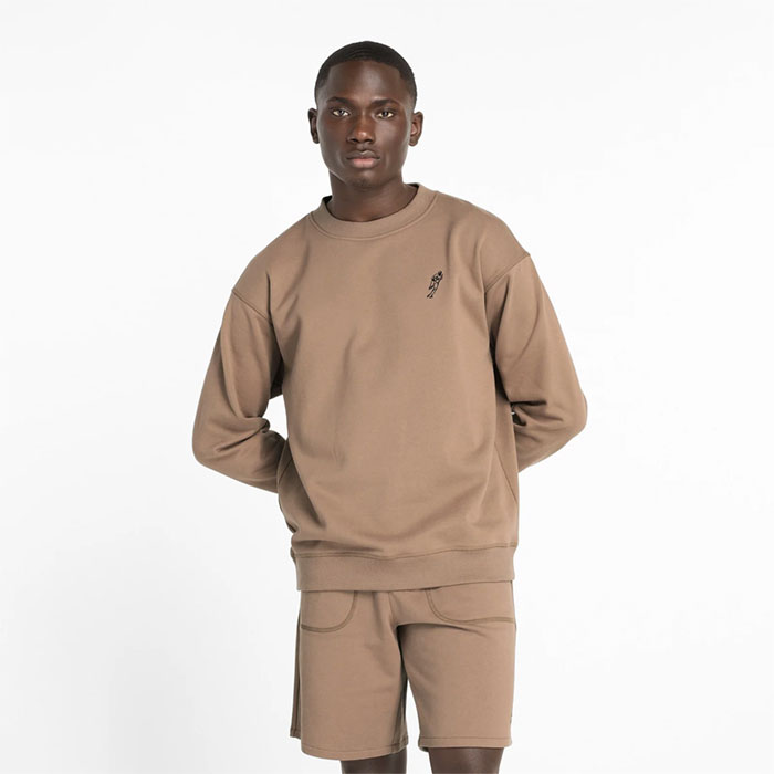 【新品9/4まで】 大谷翔平着用ブラウン ニット L 野球 ニューバランス Shohei Ohtani フレンチテリークルー NewBalance