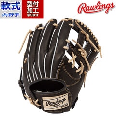 野球 ローリングス 軟式グローブ Rawlings 軟式 グローブ 軟式野球 内野手 右投げ 小指2本入れ コユニ (GR4FHENP6FS-B)