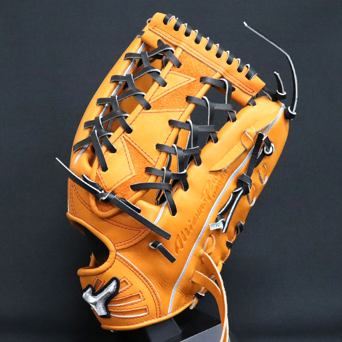 ミズノプロ　オーダー硬式用グラブ　外野用　右投げ　イチローモデル　プラムブラウン 野球 ミズノ 硬式グローブ ミズノプロ オーダーグラブ イチロー型
