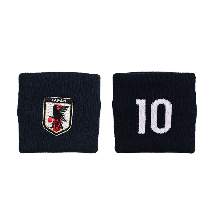 サッカー日本代表　支給　実使用　ウォーマー ナンバーリストバンド JFA 2024 SAMURAI BLUE サッカー 日本代表