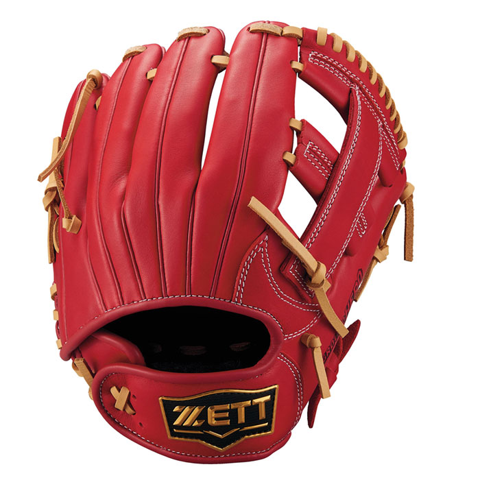 ZETT 赤 硬式野球グローブ ゼット グローブ 野球 ZETT 硬式 投手用 ピッチャー 硬式投手