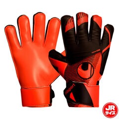 ウールシュポルト メニャン スターターソフト uhlsport サッカー キーパーグローブ キーパー手袋 ゴールキーパー GK ジュニア Jr キッズ 子供 ブラック×レッド (101131222)