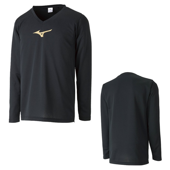 ミズノ インナーシャツ Vネック 長袖 mizuno サッカー フットサル