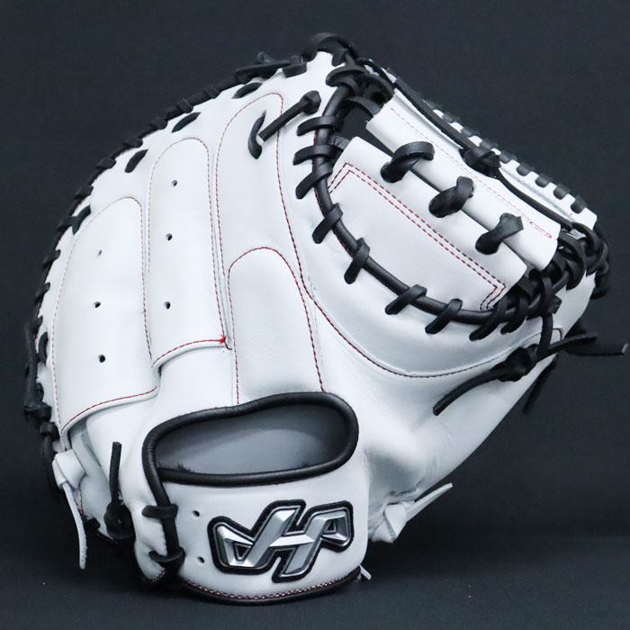 ハタケヤマ　キャッチャーミット　 ホワイト 硬式野球グローブ 野球 グローブ ハタケヤマ HATAKEYAMA 80 キャッチャーミット