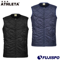 アスレタ グリッド起毛パディングTRベスト ATHLETA ベスト トレーニングウェア 裏起毛 防寒 保温 メンズ 大人 (04163)