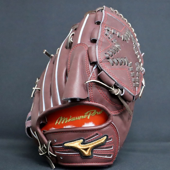 MIZUNO - ミズノ　赤ビュー　信義作　硬式オーダーグローブ MIZUNO - ミズノ 赤ビュー 信義作 硬式オーダーグローブ 楽天