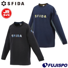 【特価】スフィーダ 裏メッシュストレッチウインドクルートップ JR SFIDA サッカー フットサル トップス トレーニングウェア 長袖 軽量 ストレッチ ジュニア キッズ 子供 (SA-24520JR)