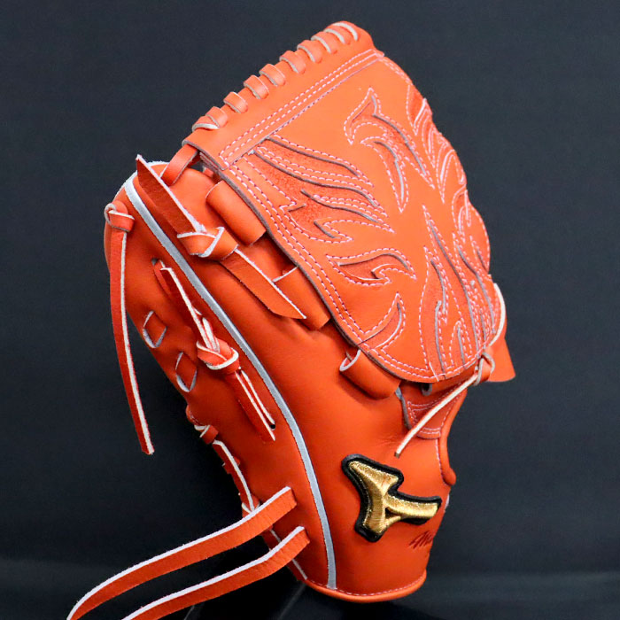 ミズノプロ 硬式グローブ スプレンディッドオレンジ　前田健太モデル　左投げ用 000000025325_1_m6axofM.jpg