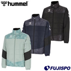 ヒュンメル パデットサーモジャケット hummel サッカー フットサル アウター 撥水 防寒 防風 中綿 保温 蓄熱 トレーニングウェア スポーツ メンズ 大人 (HAW2169)