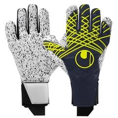 ウールシュポルト プレディクション スーパーグリップ+ ハーフネガティブ uhlsport サッカー キーパーグローブ キーパー手袋 ゴールキーパー GK ネイビー×フローイエロー (1011330-01)