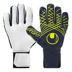 ウールシュポルト プレディクション アブソルートグリップ ハーフネガティブ uhlsport サッカー キーパーグローブ キーパー手袋 ゴールキーパー GK ネイビー×フローイエロー (1011333-01)