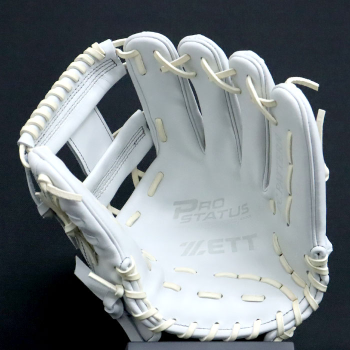 ZETT 硬式野球グローブ ホワイト 野球 ゼット 硬式グローブ プロステイタス オーダーグラブ 今宮