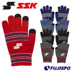 野球 SSK マジックグローブ SSK 防寒アイテム 防寒具 スポーツ 手袋 タッチパネル対応 ランニング トレーニング (YAE24116)