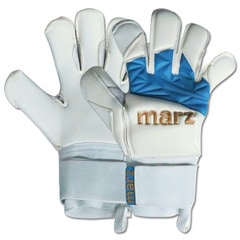 マーズ ニューステアーズ リミテッド marz サッカー キーパーグローブ キーパー手袋 ゴールキーパー GK ホワイト×サックス (NEWSTAIRS-LIMITED)