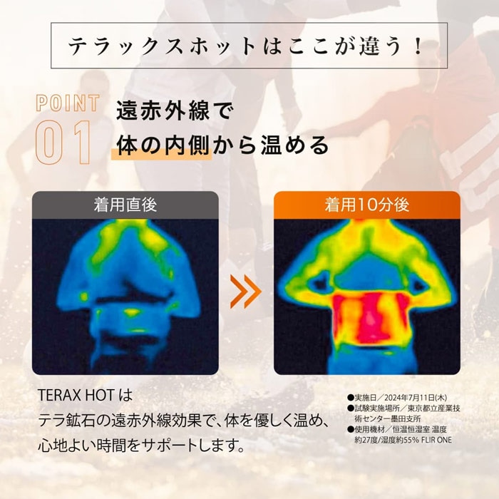 アクティバイタル TERAX HOT 血行促進温感 腹巻き Activital テ