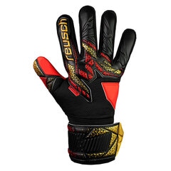 ロイシュ アトラクト シルバー reusch サッカー キーパーグローブ キーパー手袋 ゴールキーパー GK ブラック×ゴールド×ファイアリーレッド (5560215-7075)